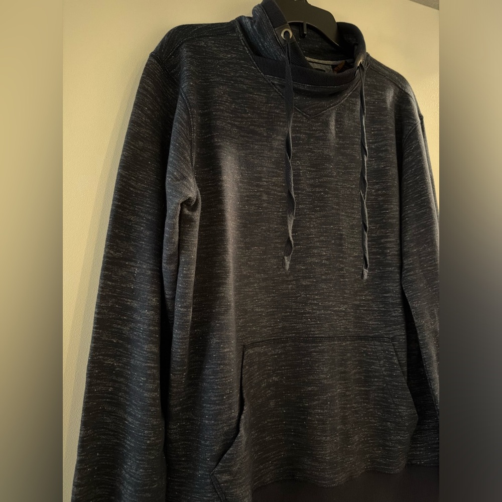 Black Pullover with Drawstring Neck - Picture 5 of 9